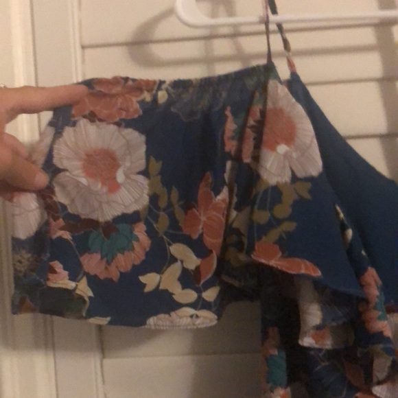 BNWT Lulu’s Wrap Dress So Splendid Teal Print - Picture 2 of 4